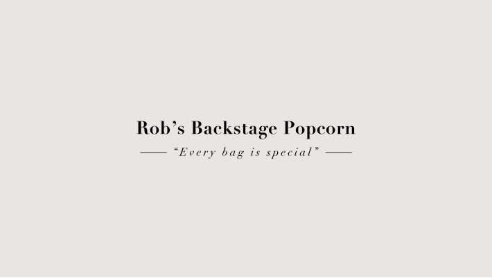 Rob's Backstage Popcorn